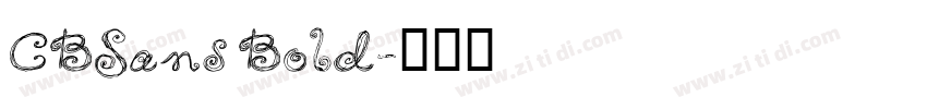 CBSans Bold字体转换